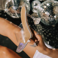 Party Night Glass Heels